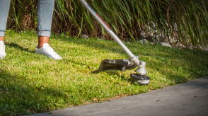 A close-up image of a Honda trimmer.